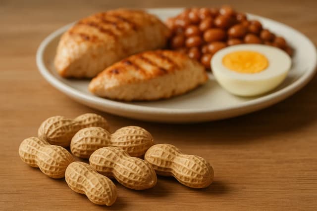 بادام زمینی: منبع پروتئین و فیبر برای بدن